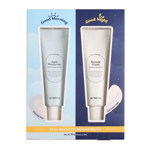 닥터메디엠 모이스처라이징 스킨케어 듀오 세트50mlX2개 +비타민 세럼20ml /레미디크림+아쿠아크림/수분크림