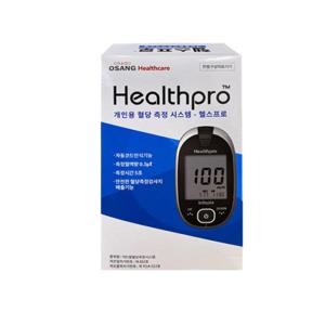 당뇨 관리 용품 헬스프로 혈당측정기 채혈기 채혈침 10개 보관가방 당뇨수첩 시험지 미포함 사혈침 총100개