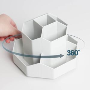 회전 연필꽂이/볼펜/펜/홀더/연필통/꽂이/필기구/정리함/다용도/데스크/책상/사무실/사무용/수납/360도