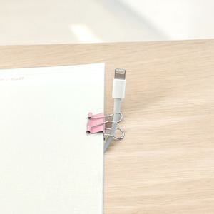 파스텔 서류 더블클립 19mm 40개입/사무용/문구/서류/문서/집게/파일철/페이퍼/종이/컬러/소형/더블크립