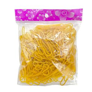 노란 노랑 고무줄 80g/고무/밴드/파마/화훼용/포장용/다용도/포장/업소용/가정용/정리/벌크/대용량