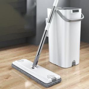 2in1 회전식 물걸레 청소기 자동탈수 버킷세트 (청소통+본품+패드 3장)