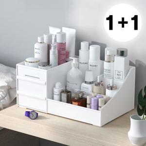1+1 모던 화장품정리함 화장대정리함 메이크업 정리함 (3color)