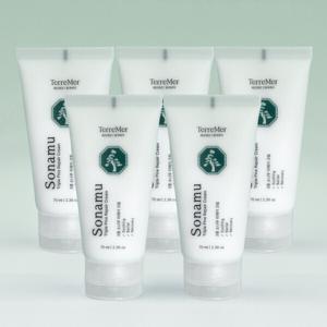 테르메르 소나무 리페어 크림 세라마이드 수부지 수분 장벽 시카 재생크림 5개 손상피부 장벽·자생력 개선