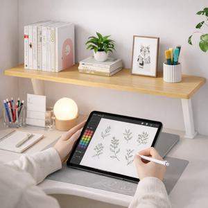 데스크탑 무타공 다용도 테이블 확장 선반