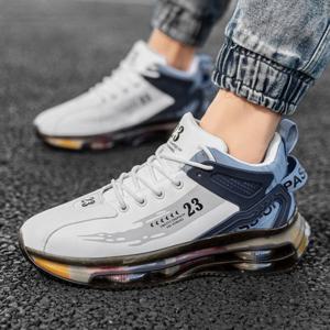 남성용 하이탑 에어쿠션 23번 캐주얼 키높이 운동화