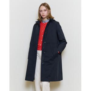 25SS 네이비 탈착 후드 야상 롱 점퍼 HSJU5BC22N2