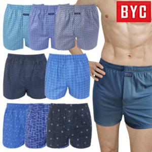 (10%쿠폰) 남자 트렁크팬티 3매 5매 세트 BYC 제임스딘 남성 사각 팬티 빅사이즈 속옷 면 인견 쿨 기능성
