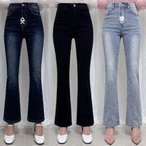 (8컬러/숏/롱)S~2XL 여성 스판 부츠컷청바지 여자 블랙 검정나팔바지 빅사이즈 봄 여름 가을 키작녀 키큰녀