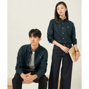 빈폴 BEANPOLE MEN Essential 남녀공용 옥스퍼드 솔리드 셔츠 그린 BC5764E05M 440919