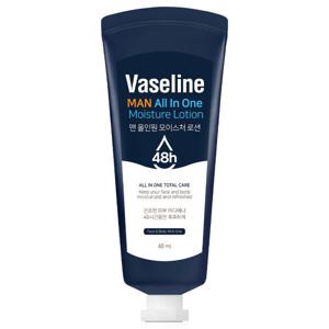 (체험딜/한정수량) 바세린 48h 맨 올인원 남성 로션 60ml 남성화장품 고보습 바디로션