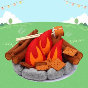 펠트모형 모닥불 캠핑놀이 불멍 세트 (오후2시 전 결제 시 당일출고)