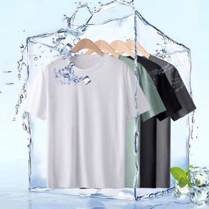 6장세트 3+3 남녀공용 반팔 쿨링 티셔츠 아이스 실크 통풍 시원한 메쉬티셔츠 퀵드라이 티셔츠 남성 여성