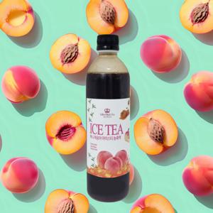 릴리벳 허니 복숭아 아이스티 600g 농축액 액상 에이드 스무디 복숭아차 과일차 여름음료