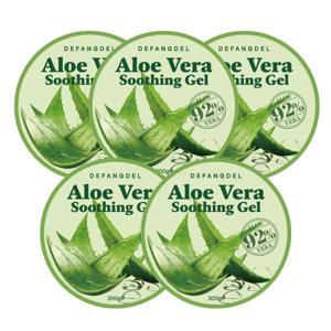 (1+1+1+1+1)디팡세 알로에베라 수딩젤300mlX5개 + 물티슈/알로에 수딩젤/수분크림/알로에크림/알로에겔