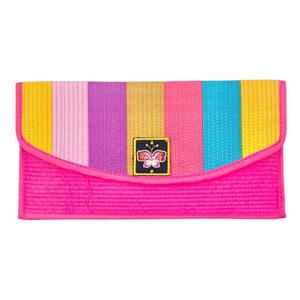 분홍 누비 전통 통장 지갑/현금/카드/장지갑/답례품/외국인/선물/소품/기념품/공예/동전/카드/지퍼/색동