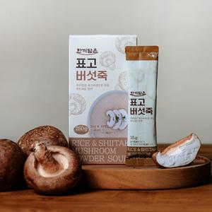 한끼담은 표고버섯죽 든든한 식사대용 건강죽 25g 10개입 3박스