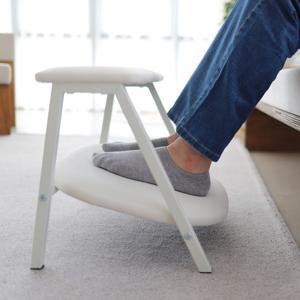 편안한 2단 쿠션 발받침대 사무실 책상 풋레스트 다리받침대 소파 의자 발 거치대 풋스툴
