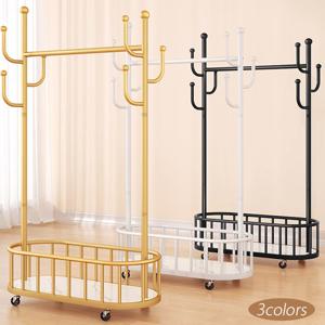 이동식 홈 행거 철제옷걸이 스탠드옷걸이행거 수납 2단행거