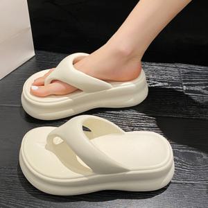 여성 키높이 여름 쪼리 샌들 7cm 실내화