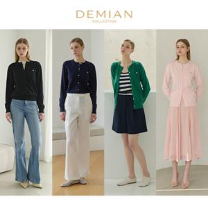 데미안(DEMIAN) 26SS 아뜰리에 소프트 에센셜 가디건 4종 (라운드넥)