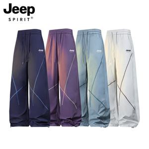 JEEP SPIRIT 여성 카고 방수 바지 아웃도어 와이드 조거 팬츠