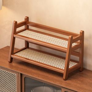 데스크 수납 선반 다층 정리대 기숙사 책상 정리 선반 주방 조미료 수납 선반 컵걸이 화장품 향수 진열대