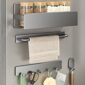 초강력 냉장고 자석 다용도 선반 +키친타올걸이+후크세트