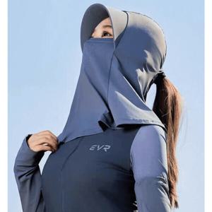 J2K 쿨링 풀커버 썬캡 모자 일체형 올인원 페이스 커버 햇빛 가리개 농사 등산 골프