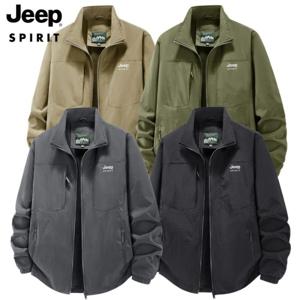 JEEP SPIRIT 남성 봄 바람막이 점퍼 방풍 방수 경량 자켓 아웃도어 간절기 외투