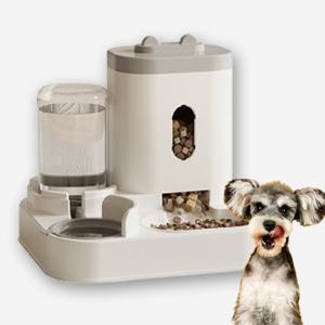 강아지 자동 급식 급수기 대용량 외출용 편한 배식기 사료걸림방지 분리세척