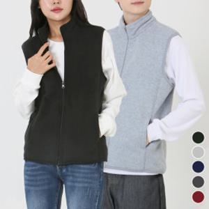 후리스 폴라폴리스 본딩 보아털 양털 집업 조끼(남여공용)