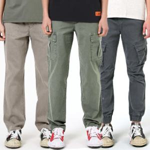 비브레이커스 남자 면바지/카고/빅사이즈/바지/밴딩/빅사이즈/조거/와이드/작업복/여름/냉감/피그먼트/팬츠