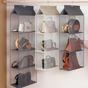 세이프티 걸이형 메쉬 가방정리함 정리대 수납함 진열대 3단