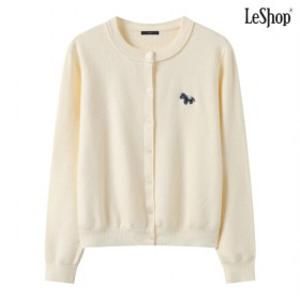 르샵. 라운드 홀스 패치 버튼업 니트 가디건 (DQ1CK003A)