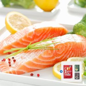 (신선집중) 노르웨이 프리미엄 생연어 1kg 연어 필렛 소스3종+해동지 2장 증정/딥스킨 생연어