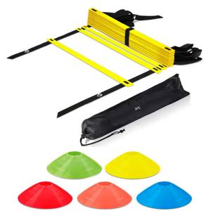 스텝레더 축구연습 연습용사다리 순발력훈련 접시콘 6미터 연장가능