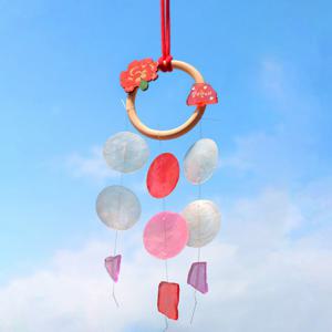 카네이션 바다유리 썬캐쳐 모빌 1개 만들기 업사이클링 어버이날 가정의달 선물 환경 교육 가이드영상 제공