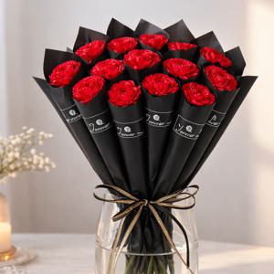 비누 한송이 어버이날 장미 카네이션 꽃 다발 조화 20개 어버이날/스승의날/조화/비누꽃