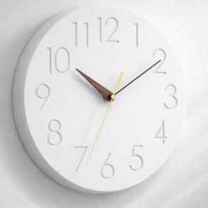 미니멀 무소음 벽시계 25cm 벽걸이 시계 인테리어 학교 거실 사무실 유리없고 안전한