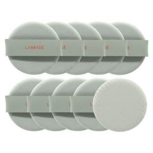 라네즈 네오 쿠션 파운데이션 메이크업 팩트 화장 퍼프 민트 10매 파운데이션 낭비 없이 깔끔하게