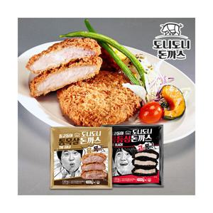 정형돈의 도니도니돈까스  도니도니 수제 특돈까스 2종 세트 총 13팩 (목살 11팩+블