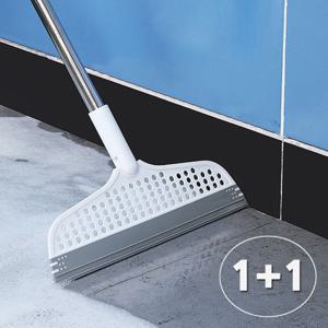실리콘 빗자루 밀대 유리 물기제거 거실 욕실바닥 스퀴지 스크래퍼 청소빗자루 1+1 이벤트