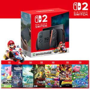 닌텐도 스위치2 마리오카트 월드 세트 (본체+게임DL버전)+인기타이틀 택1