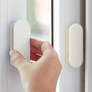 2+2 부착식 손잡이 유리문 창문 베란다 싱크대 미닫이 가구손잡이