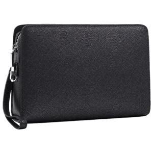 FuTai 남성용 고급 소가죽 클러치백 보안 잠금장치 달린 손가방 SE8083