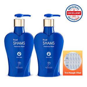 (50ml 샘플 증정) 40년전통 한방 여성청결제 백옥생 로얄 샴스 220ml 2개 / 저자극 약산성 Y존 케어