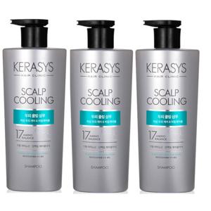 케라시스샴푸 두피쿨링 단백질 750ml x 3개 /린스