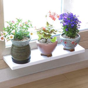 리빙위키 멀티창틀선반 1+1/베란다 화분 다용도 수납 창틀에 거치 후 돌려주기만 하면 끝/거실 주방선반