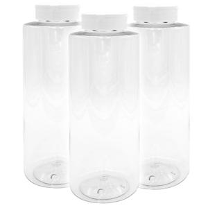 투명 플라스틱 대용량 양념통 1000ml x 3개 /국내생산